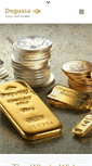 Mobile Screenshot of degussa-goldhandel.ch